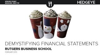 The Key To Understanding Financial Statements: Why We Like SBUX